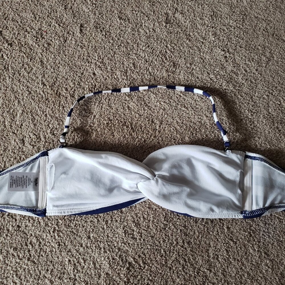 Mossimo nautical stripe bikini top with removable halter strap - Picture 6 of 8